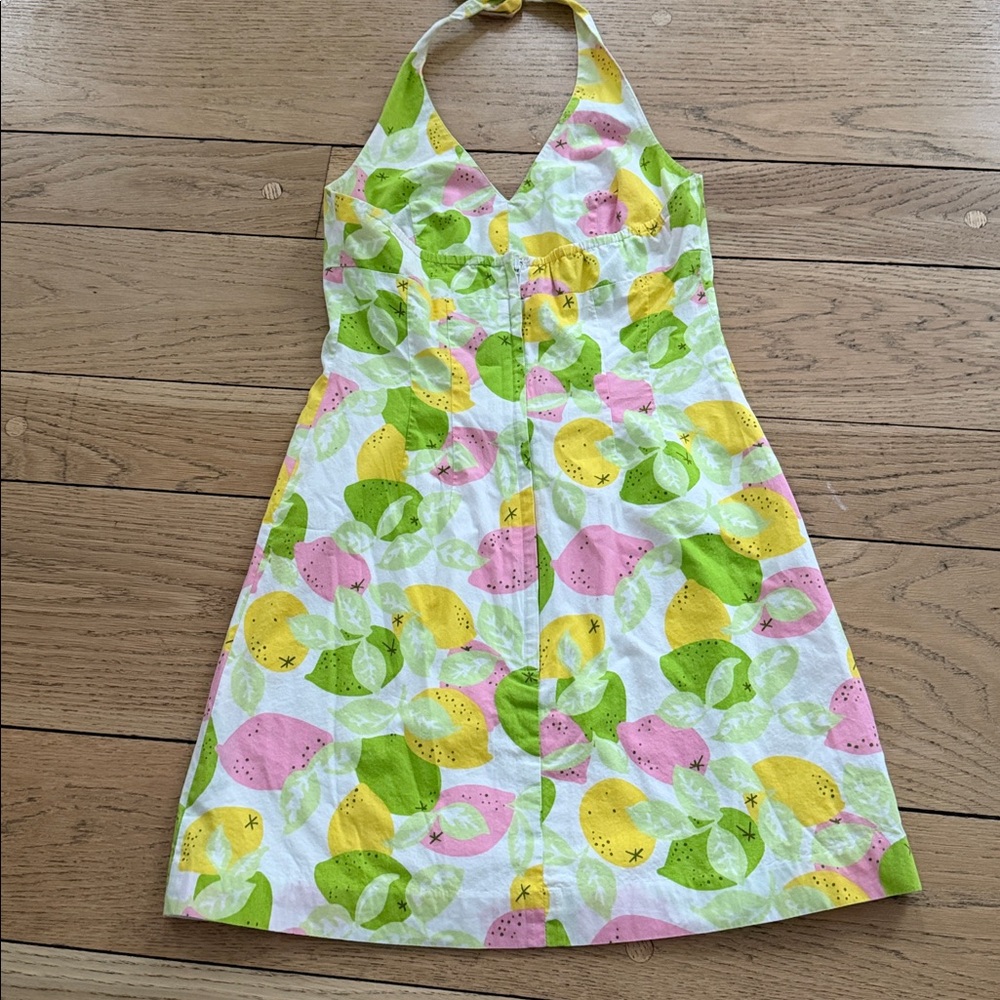 Lilly Pulitzer Multicolor Cotton Blend Halter dress size 2 - Picture 5 of 7